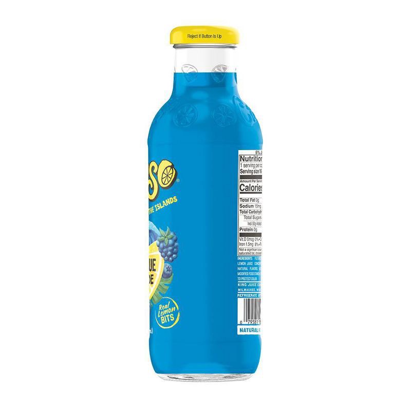 slide 4 of 4, Calypso Ocean Blue Lemonade - 16 fl oz Glass Bottle, 16 fl oz