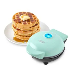 Dash Mini Maker Waffle - Aqua