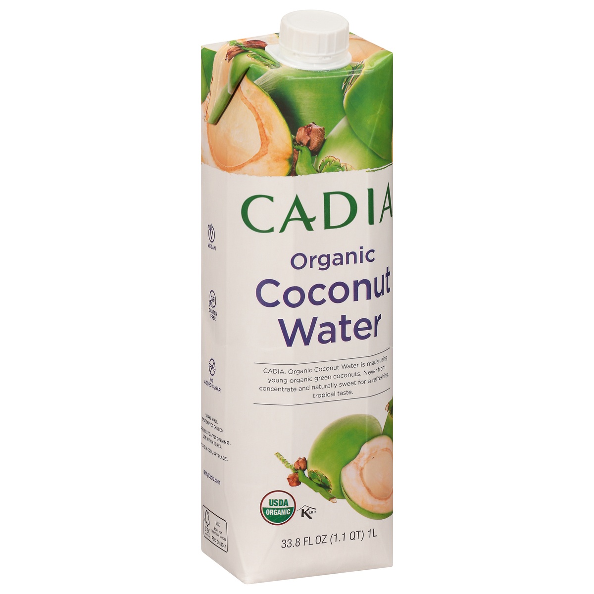 slide 2 of 11, Cadia Organic Coconut Water, 1 liter