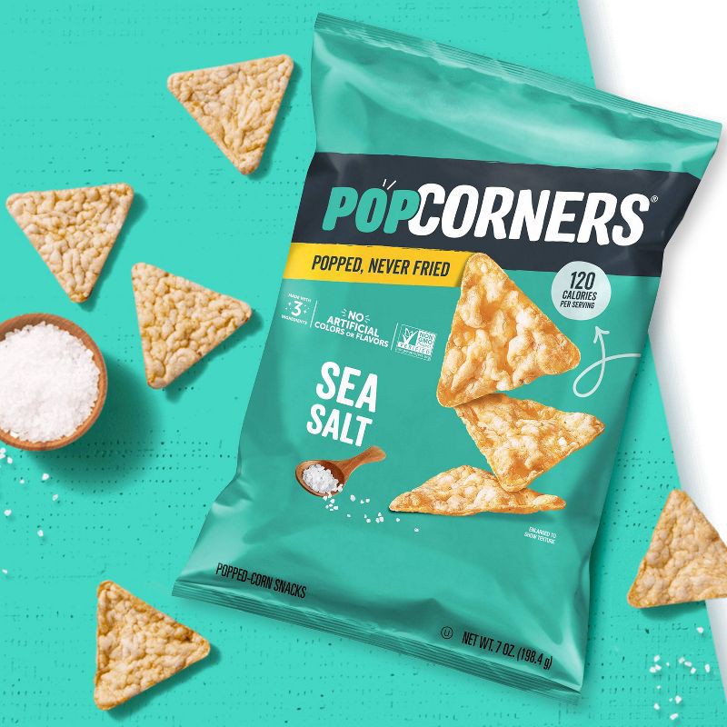 slide 6 of 7, Popcorners Sea Salt Sharing Size - 7oz, 7 oz