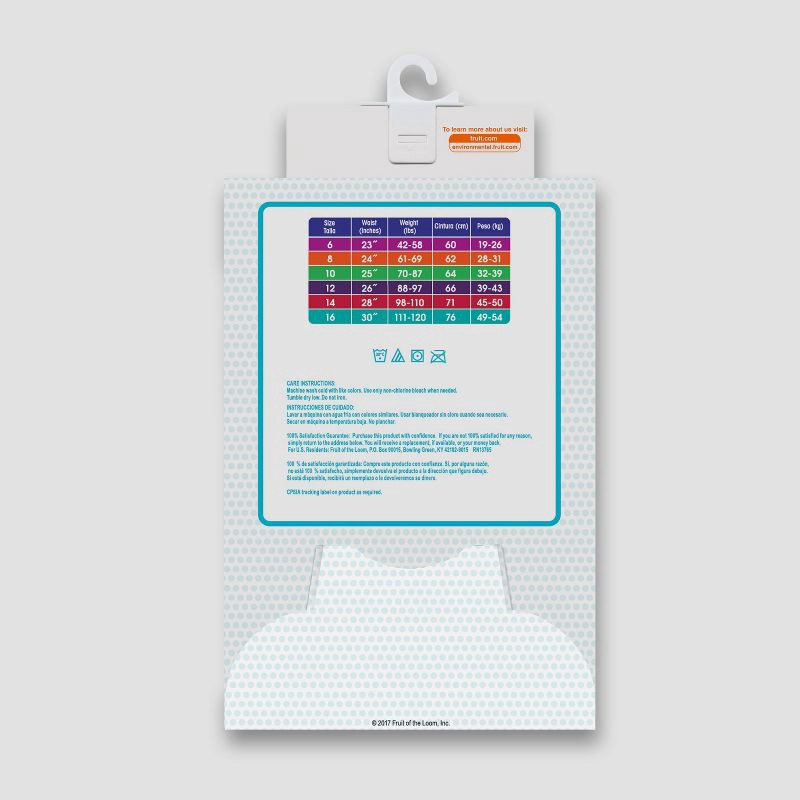 slide 4 of 4, Fruit of the Loom Breathable Girls' 6pk Micro-Mesh Bikini - Colors May Vary 10, 6 ct