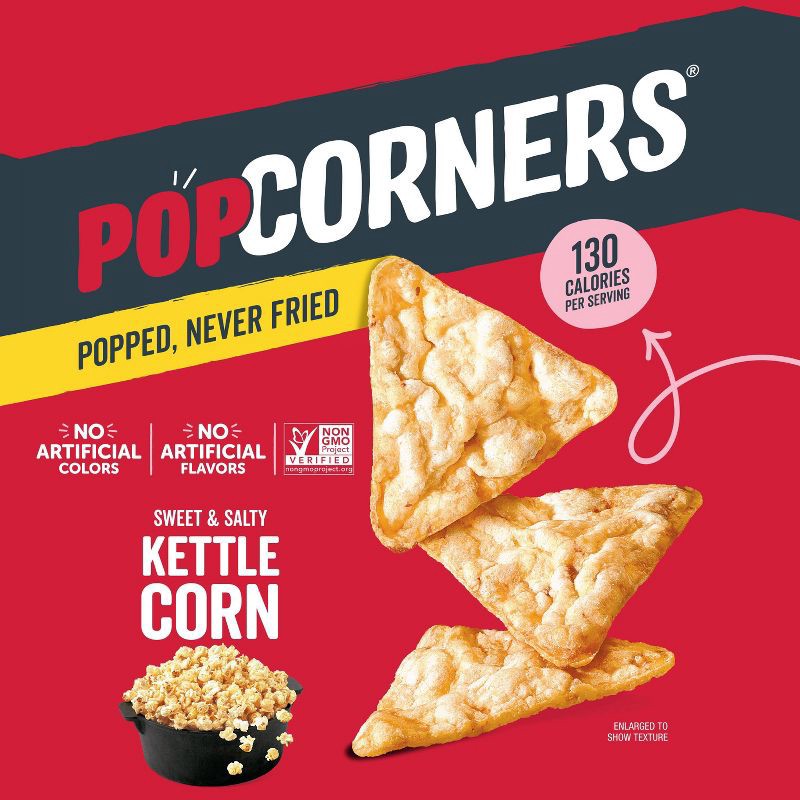 slide 8 of 8, Popcorners Kettle Corn Snacks Sharing Size - 7oz, 7 oz