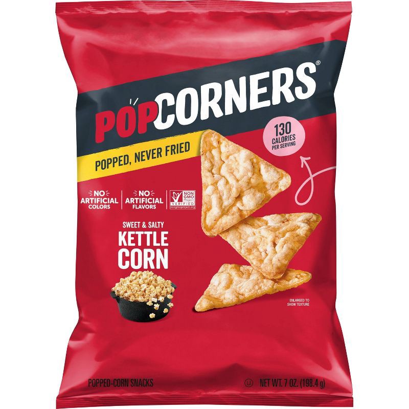 slide 1 of 8, Popcorners Kettle Corn Snacks Sharing Size - 7oz, 7 oz