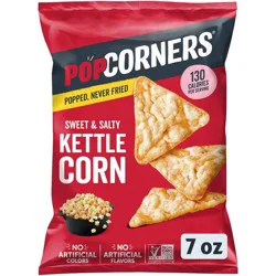 Popcorners Kettle Corn Snacks Sharing Size - 7oz