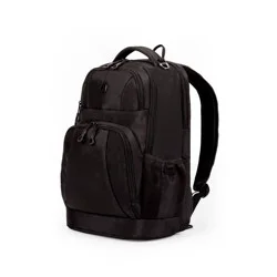 SWISSGEAR Laptop 18.5" Backpack - Black: Tear-Resistant Polyester, College Bag