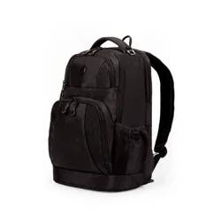 SWISSGEAR Laptop 18.5" Backpack - Black: Tear-Resistant Polyester, College Bag