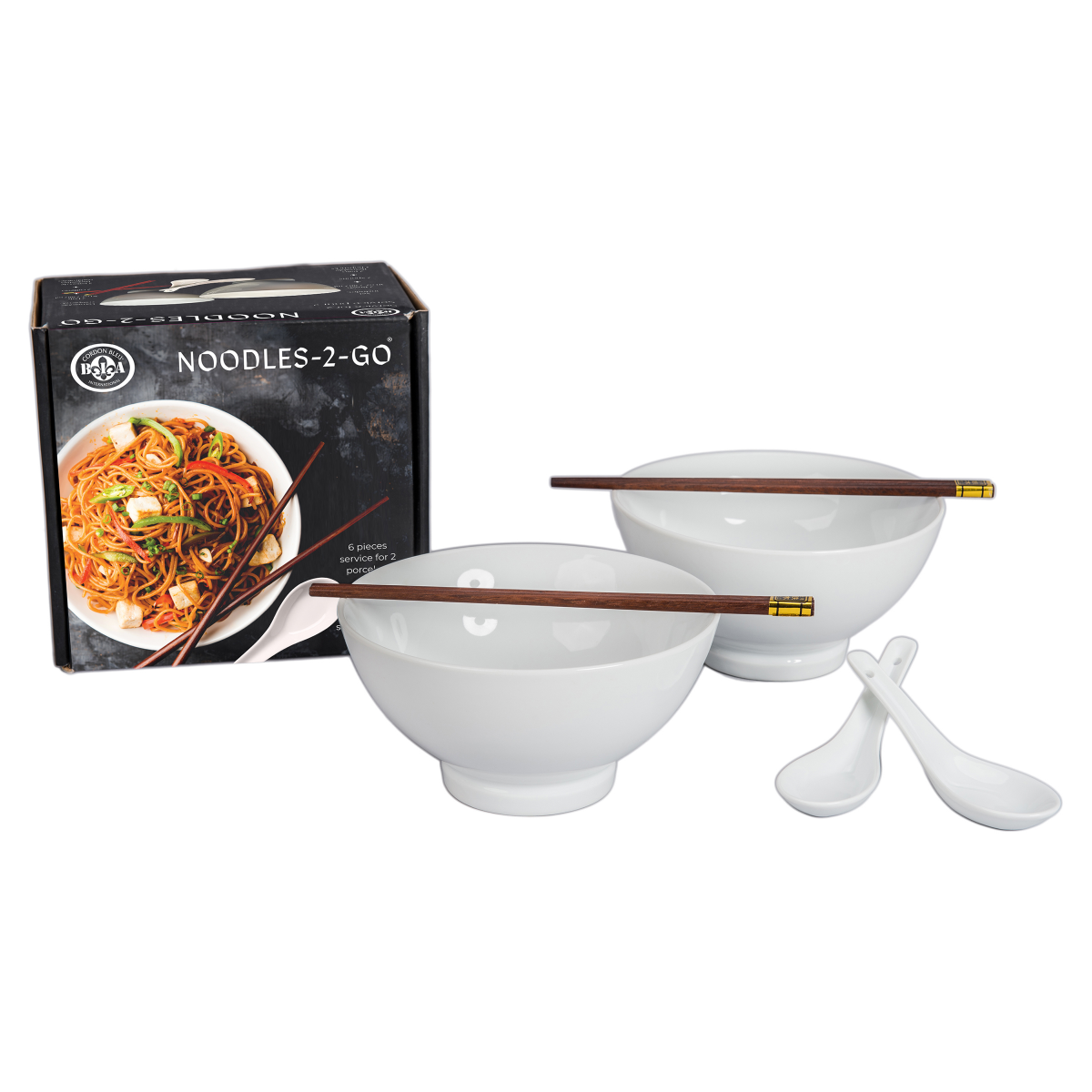 slide 1 of 1, BIA Cordon Bleu 6pc Noodles 2 Go, 6 ct