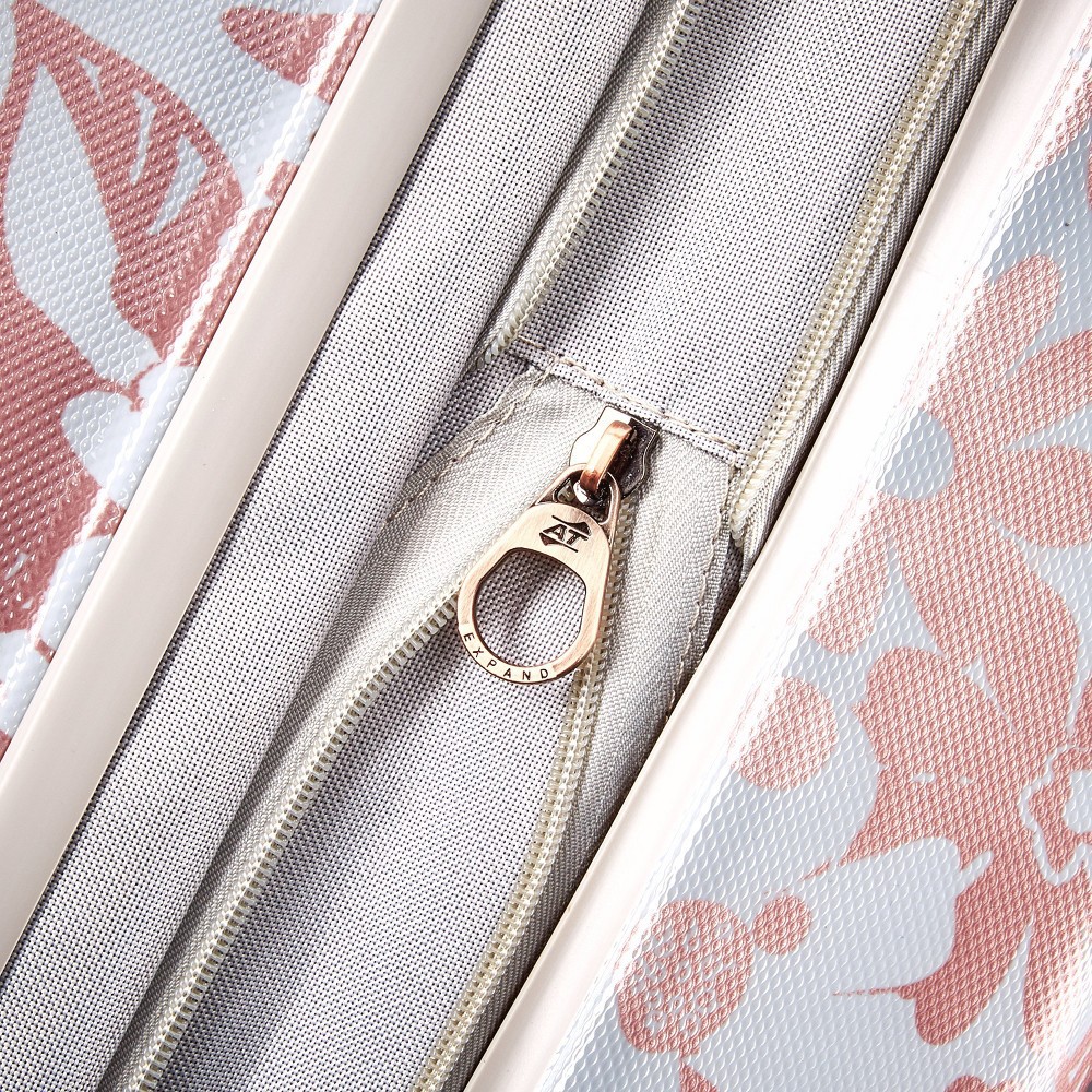 slide 9 of 11, American Tourister Arabella Hardside Carry On Spinner Suitcase - Floral Rose Gold, 1 ct