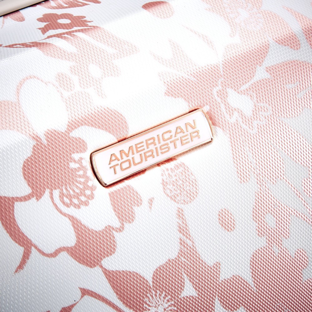 slide 6 of 11, American Tourister Arabella Hardside Carry On Spinner Suitcase - Floral Rose Gold, 1 ct