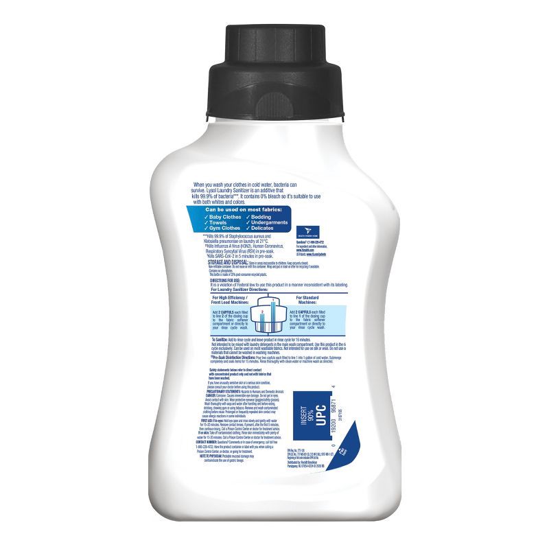 slide 2 of 7, Lysol Laundry Sanitizer Sport 0% Bleach - 41oz, 41 oz