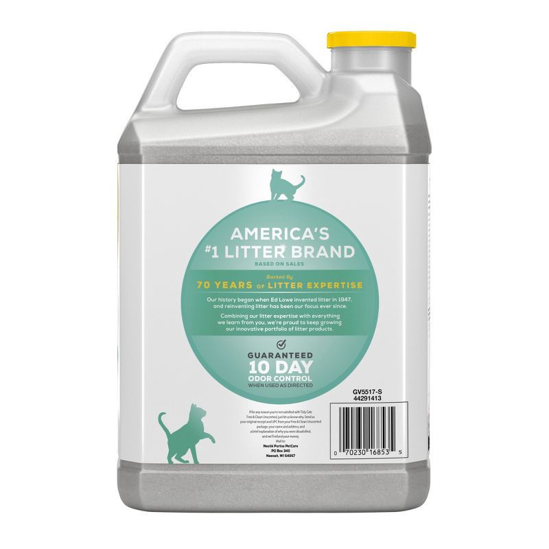 slide 2 of 11, Purina Tidy Cats Free & Clean Unscented Eliminate Cat Odor Clumping Cat Litter for Multiple Cats - 20lbs, 20 lb