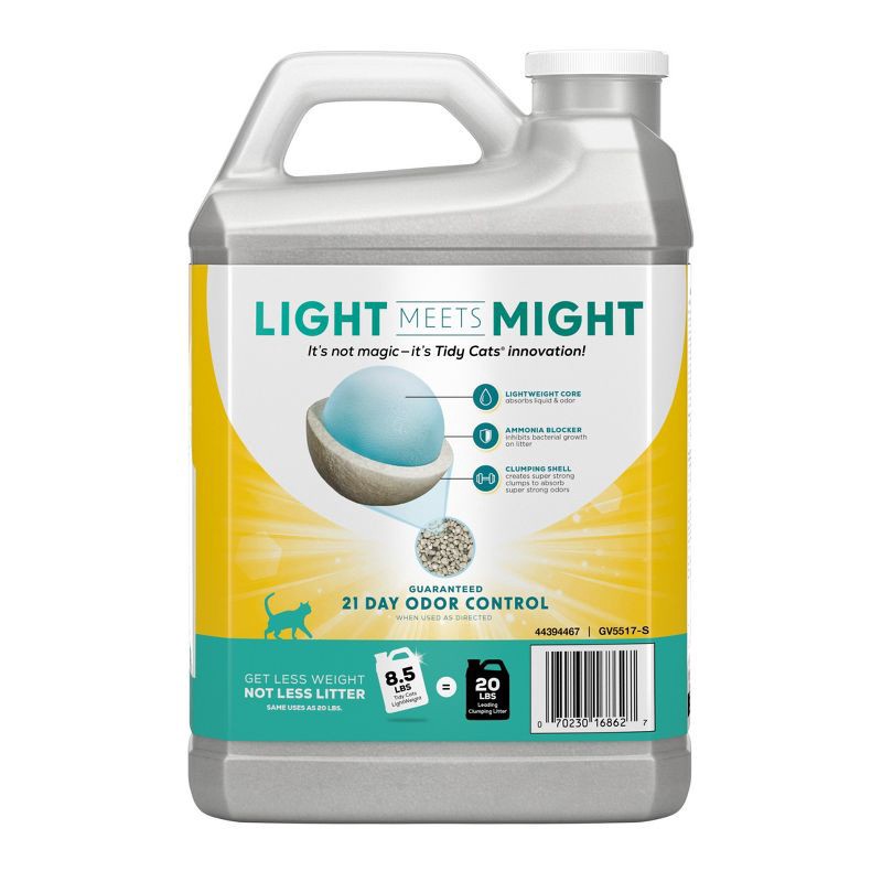 slide 2 of 8, Purina Tidy Cats Free & Clean Unscented Clumping Scoop Cat & Kitty Litter for Multiple Cats - 8.5lbs, 8.5 lb