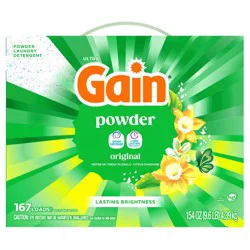 Gain Original HE Concentrated Laundry Detergent Powder 167 Loads - 154oz