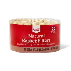 Natural Coffee Filters - 100ct - Market Pantry™