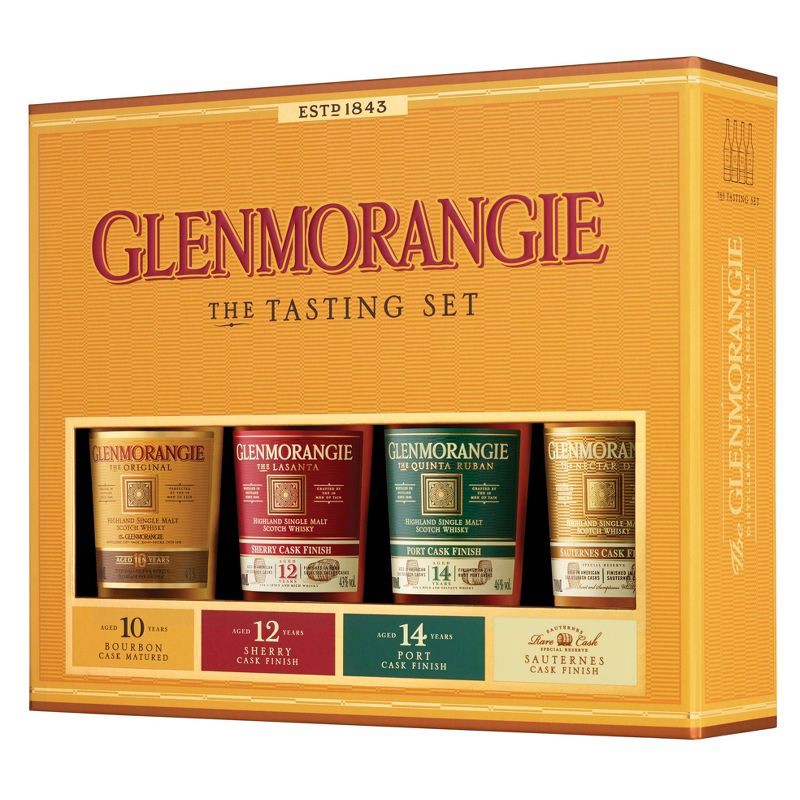 slide 1 of 3, Glenmorangie Highland Single Malt Scotch Whisky Taster Pack - 4pk/100ml Bottles, 4 ct; 100 ml