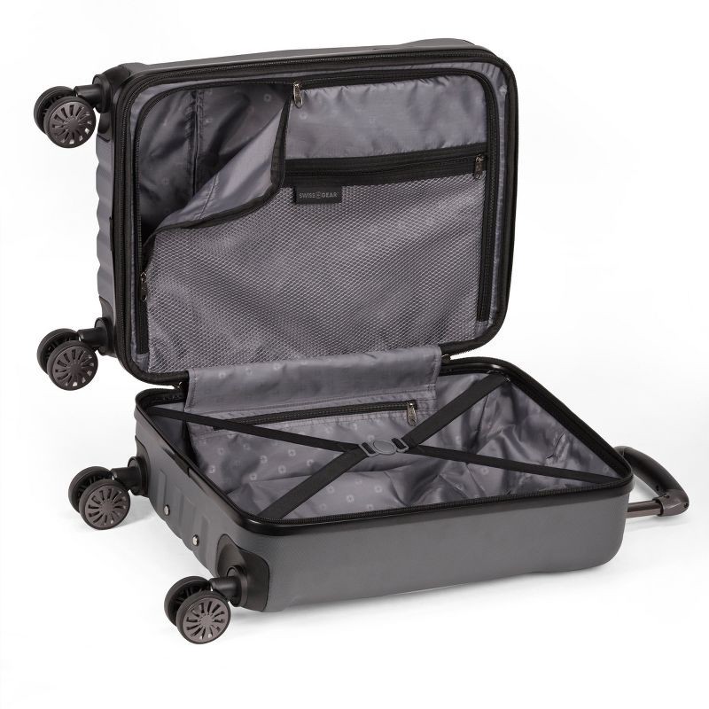 slide 2 of 9, SWISSGEAR Cascade Hardside Carry On Suitcase - Dark Gray, 1 ct