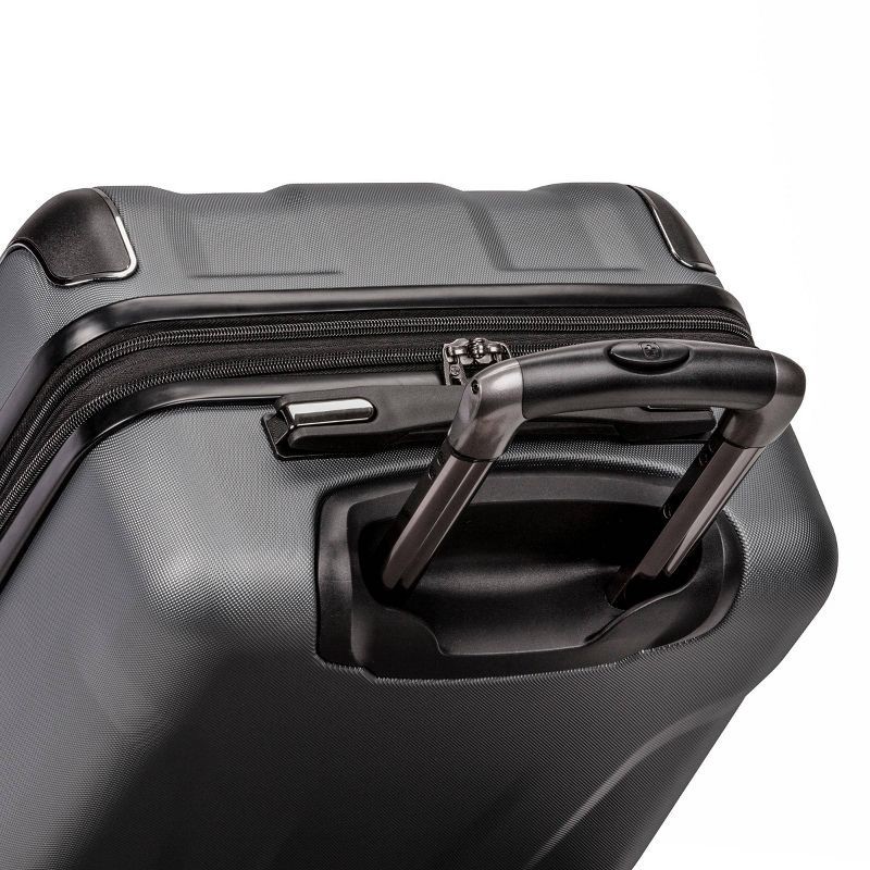 slide 6 of 9, SWISSGEAR Cascade Hardside Carry On Suitcase - Dark Gray, 1 ct