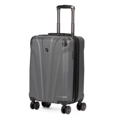 SWISSGEAR Cascade Hardside Carry On Suitcase - Dark Gray