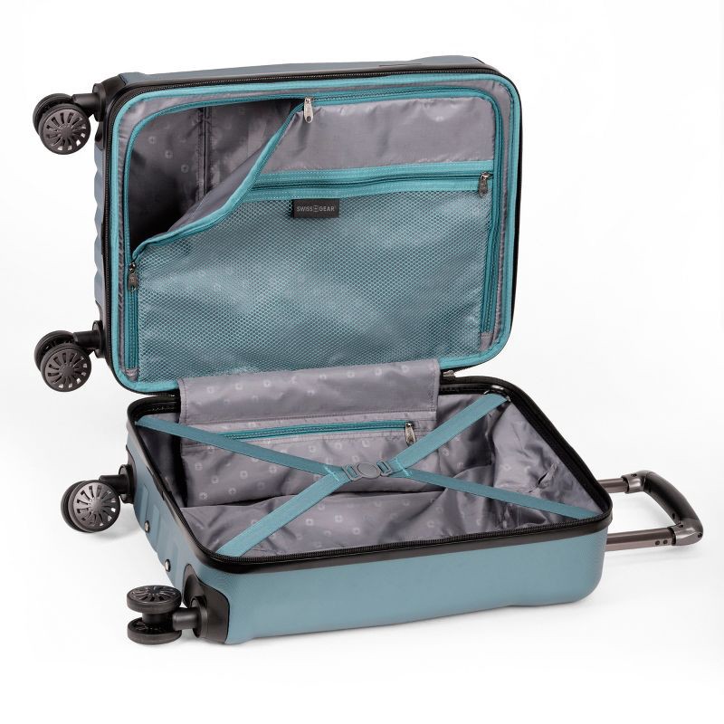 slide 2 of 8, SWISSGEAR Cascade Hardside Carry On Suitcase - Teal, 1 ct