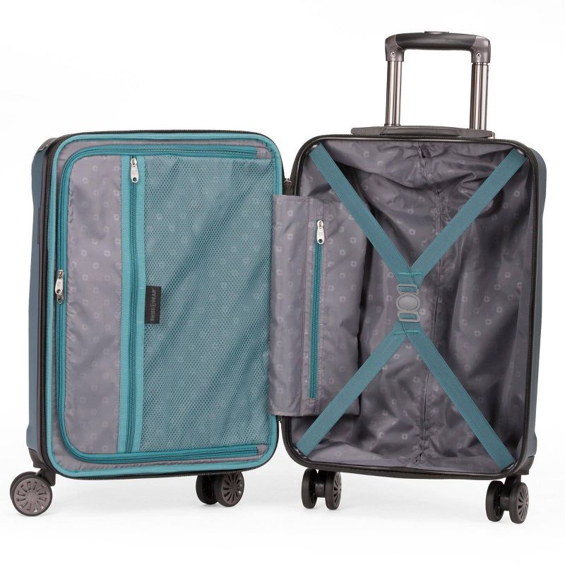 slide 8 of 8, SWISSGEAR Cascade Hardside Carry On Suitcase - Teal, 1 ct