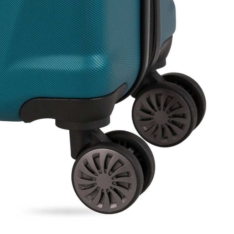 slide 10 of 10, SWISSGEAR Cascade Hardside Carry On Suitcase - Teal, 1 ct