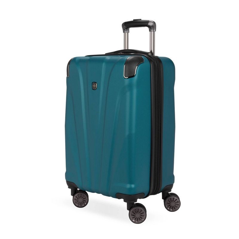slide 1 of 10, SWISSGEAR Cascade Hardside Carry On Suitcase - Teal, 1 ct