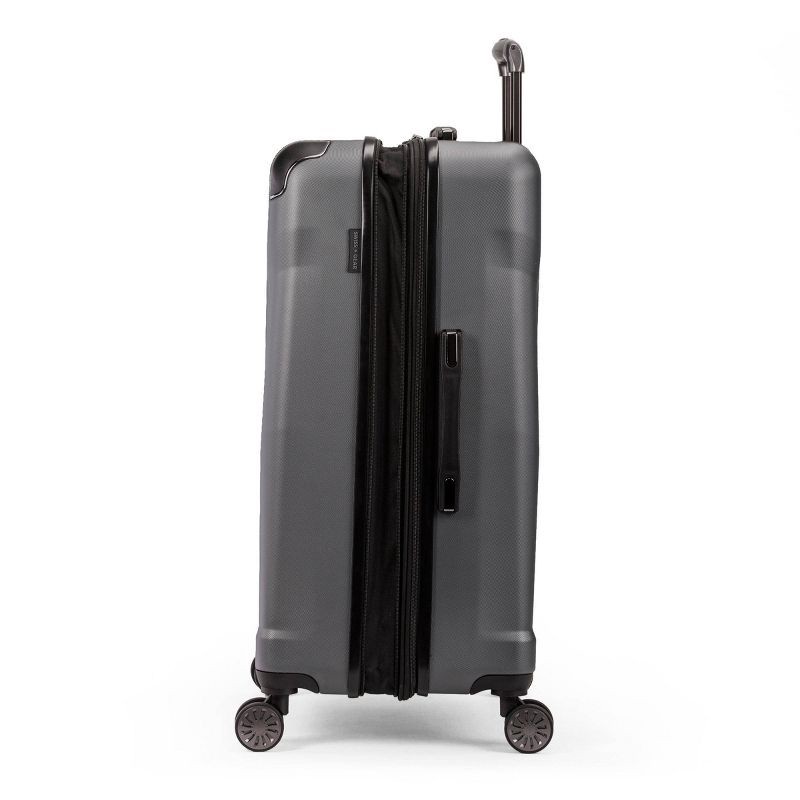 SWISSGEAR Cascade Hardside Large Checked Suitcase Dark Gray 1 ct Shipt