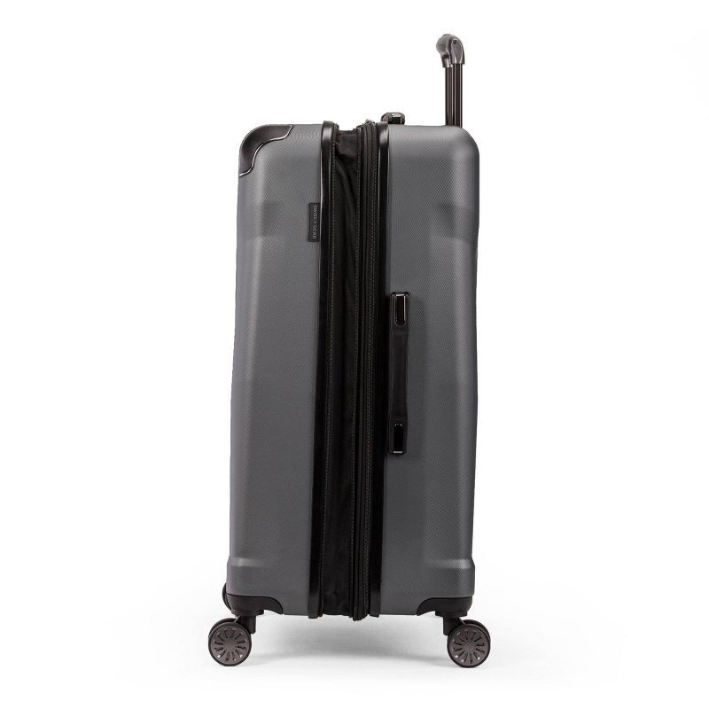 slide 7 of 9, SWISSGEAR Cascade Hardside Large Checked Suitcase - Dark Gray, 1 ct