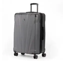 SWISSGEAR Cascade Hardside Large Checked Suitcase - Dark Gray