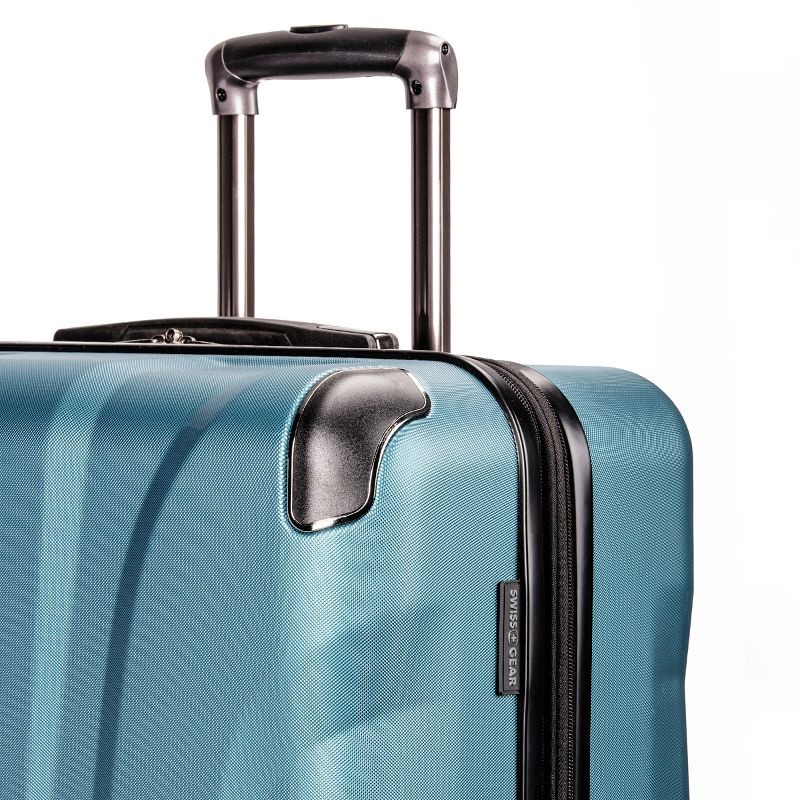 slide 3 of 9, SWISSGEAR Cascade Hardside Large Checked Suitcase - Teal, 1 ct