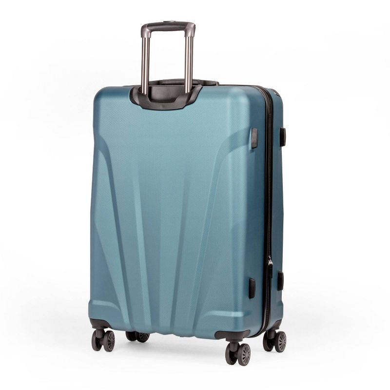 slide 8 of 9, SWISSGEAR Cascade Hardside Large Checked Suitcase - Teal, 1 ct