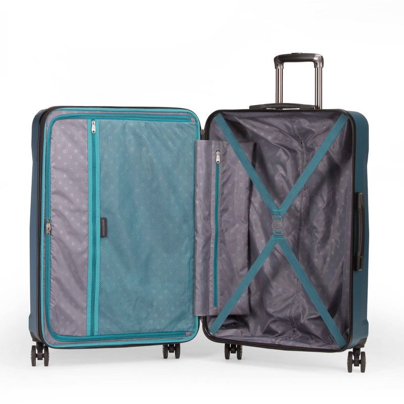slide 9 of 9, SWISSGEAR Cascade Hardside Large Checked Suitcase - Teal, 1 ct