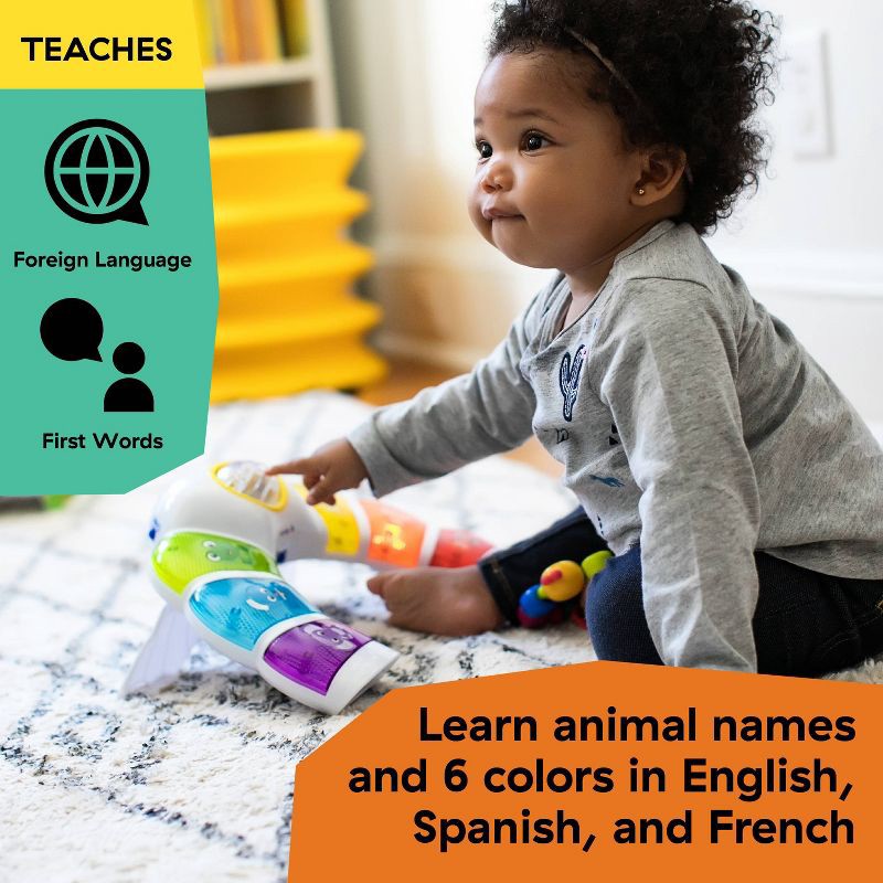 slide 3 of 11, Baby Einstein Glow & Discover Light Bar Tummy Time Toy, 1 ct