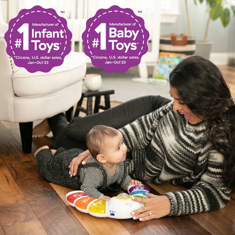 slide 4 of 11, Baby Einstein Glow & Discover Light Bar Tummy Time Toy, 1 ct