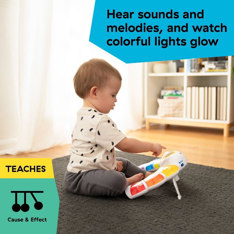 slide 5 of 11, Baby Einstein Glow & Discover Light Bar Tummy Time Toy, 1 ct
