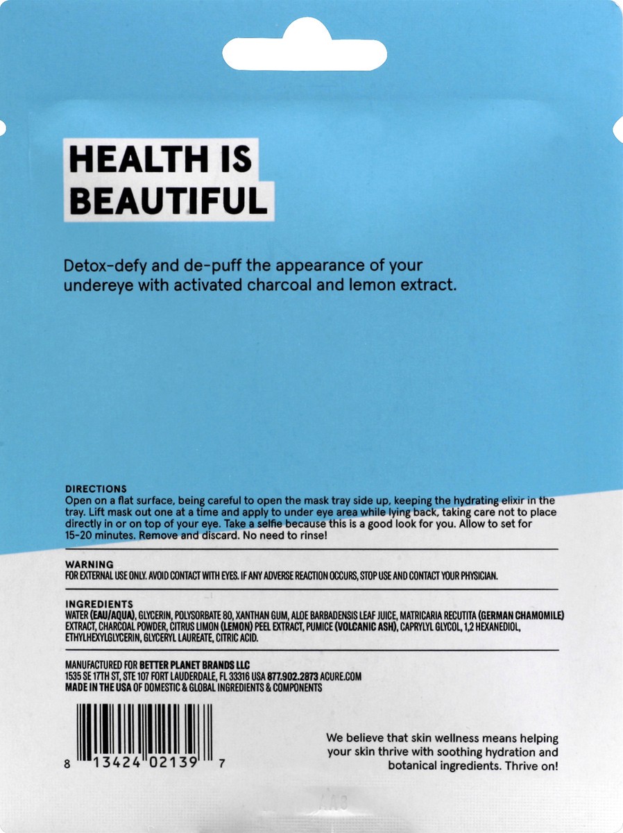 slide 2 of 8, Acure Under Eye Hydrogels, 0.23600000000000002 oz