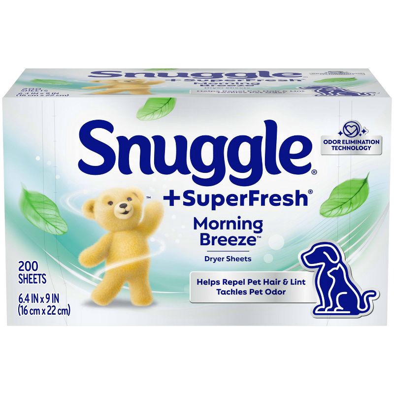 slide 1 of 11, Snuggle Plus SuperFresh Original Fabric Softener Dryer Sheets - 200ct, 200 ct