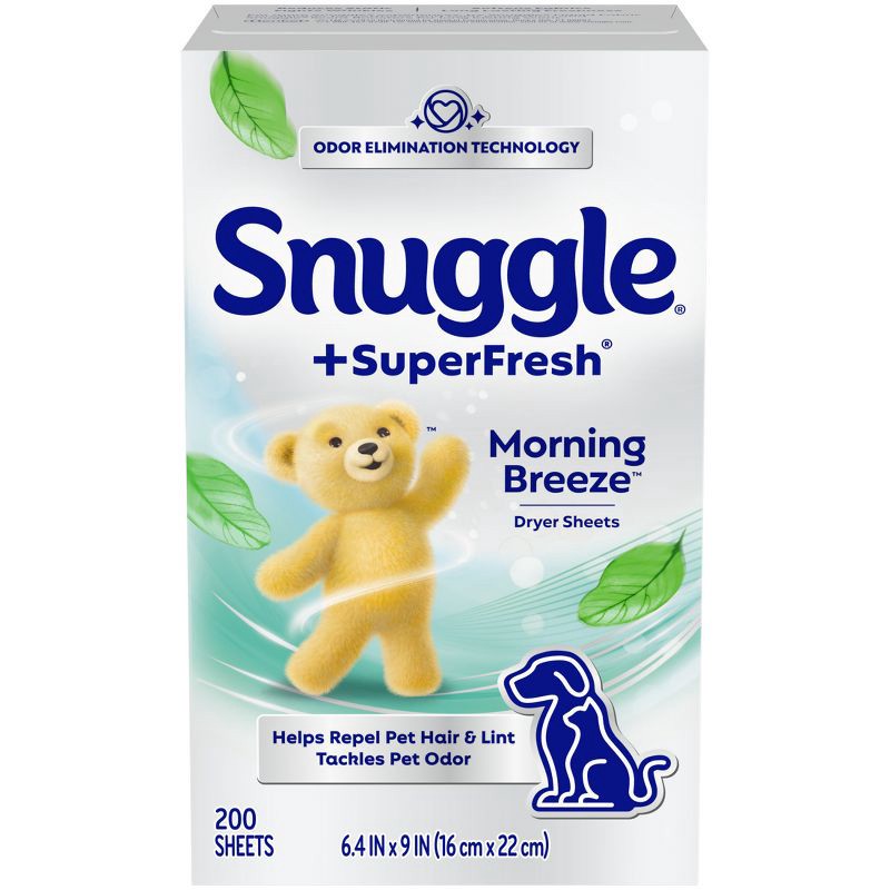 slide 10 of 11, Snuggle Plus SuperFresh Original Fabric Softener Dryer Sheets - 200ct, 200 ct