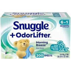 Snuggle Plus SuperFresh Original Fabric Softener Dryer Sheets - 200ct