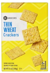 Se Grocers Thin Wheat Crackers 8.5Oz