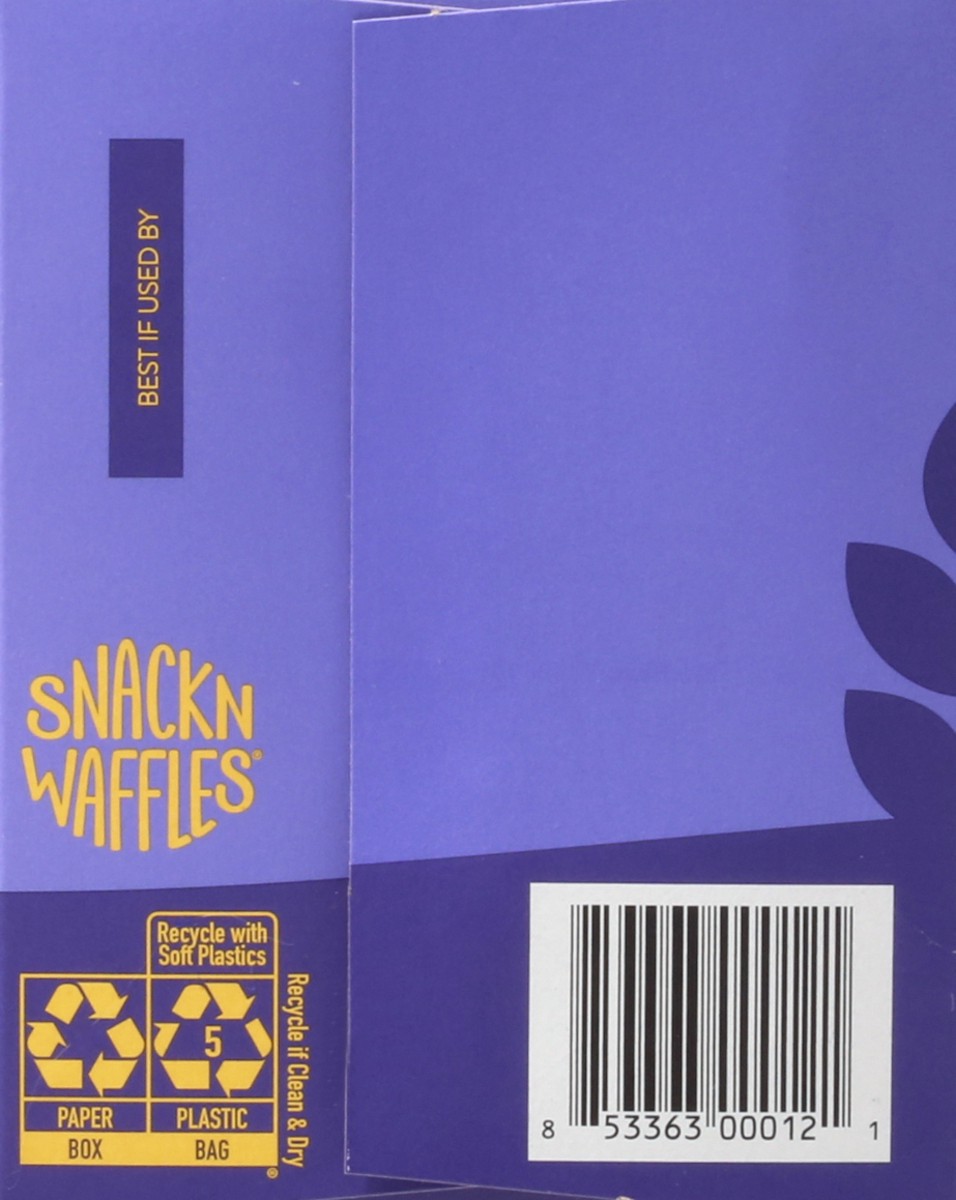 slide 8 of 9, Snack'n Waffles Wild Blueberry Waffles 6 ea, 6 ct