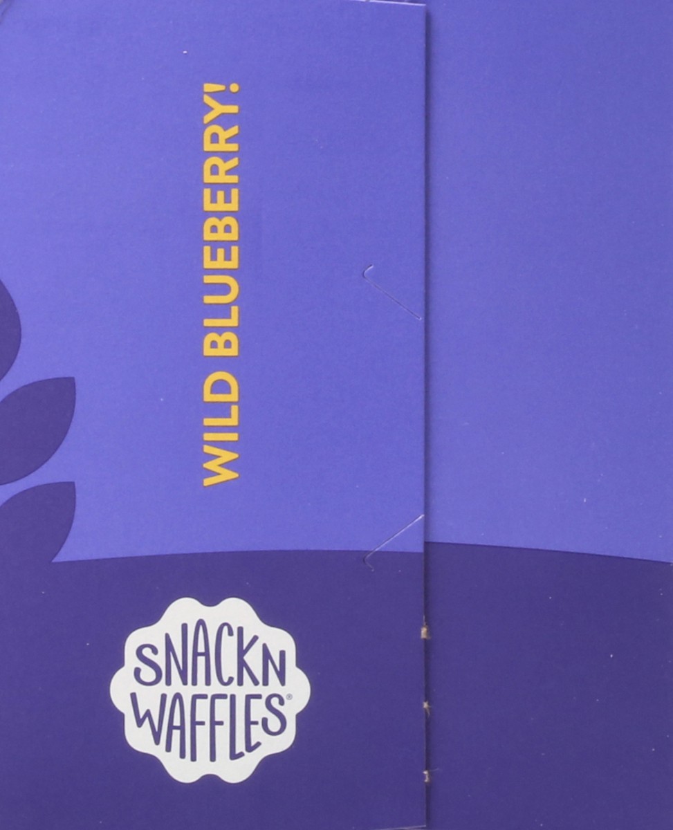 slide 9 of 9, Snack'n Waffles Wild Blueberry Waffles 6 ea, 6 ct