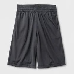 Boys' Pull-On Activewear Shorts - Cat & Jack Charcoal Gray S