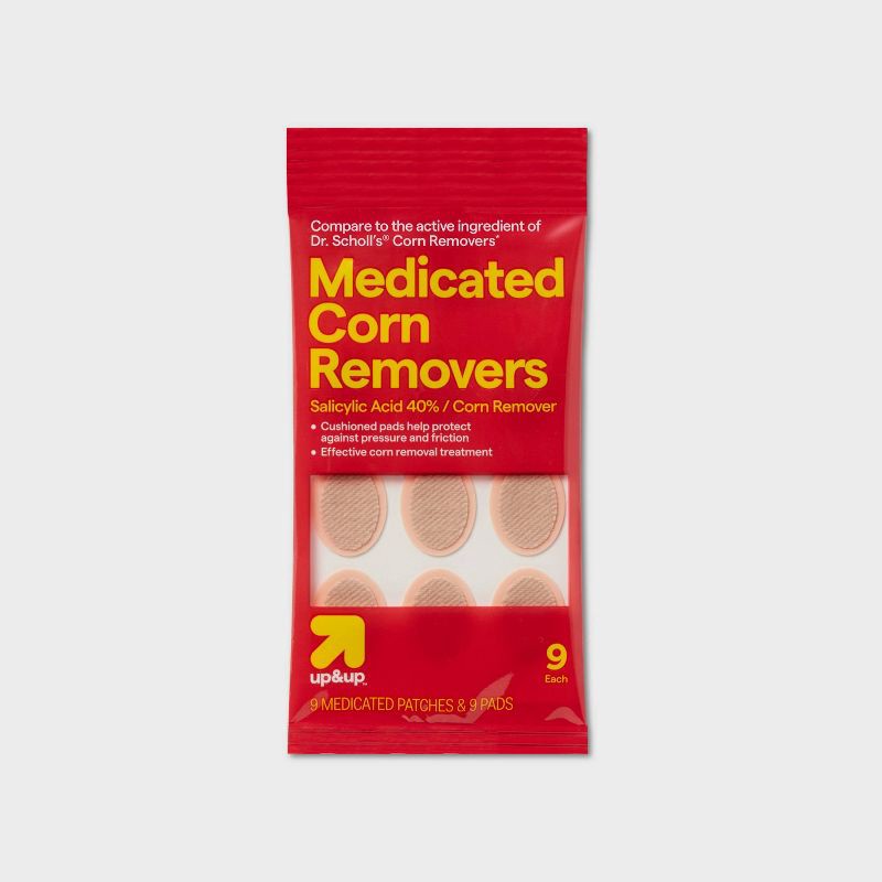 slide 1 of 4, Medicated Corn Removers 9ct - up&up™, 9 ct