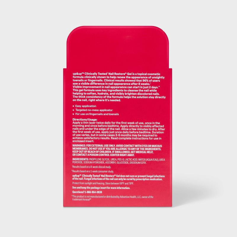 slide 4 of 4, Nail Restore Gel Treatment – 0.34 fl oz – up&up™, 0.34 fl oz
