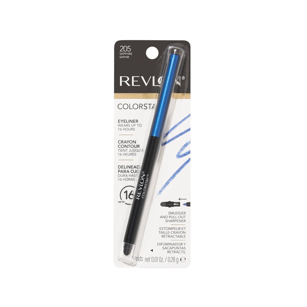 slide 73 of 88, Revlon ColorStay Waterproof Eyeliner - Sapphire - 0.01 fl oz, 0.01 oz