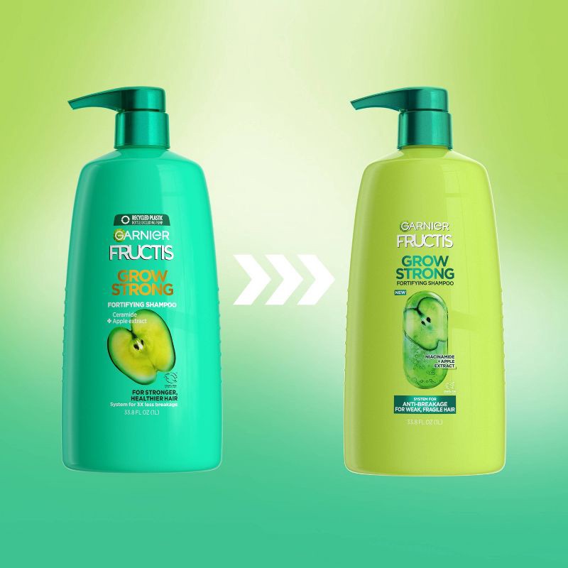 slide 6 of 6, Garnier Fructis Active Fruit Protein Grow Strong Fortifying Shampoo - 33.8 fl oz, 33.8 fl oz