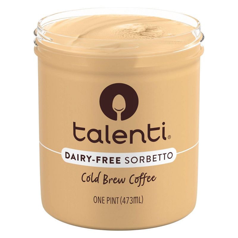 slide 2 of 8, Talenti Cold Brew Coffee Dairy Free Frozen Sorbetto - 1pt, 1 pint