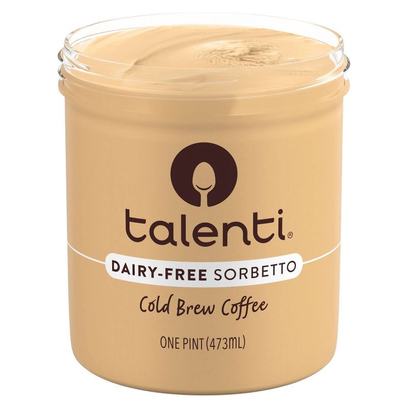 slide 4 of 9, Talenti Cold Brew Coffee Dairy Free Frozen Sorbetto - 1pt, 1 pint