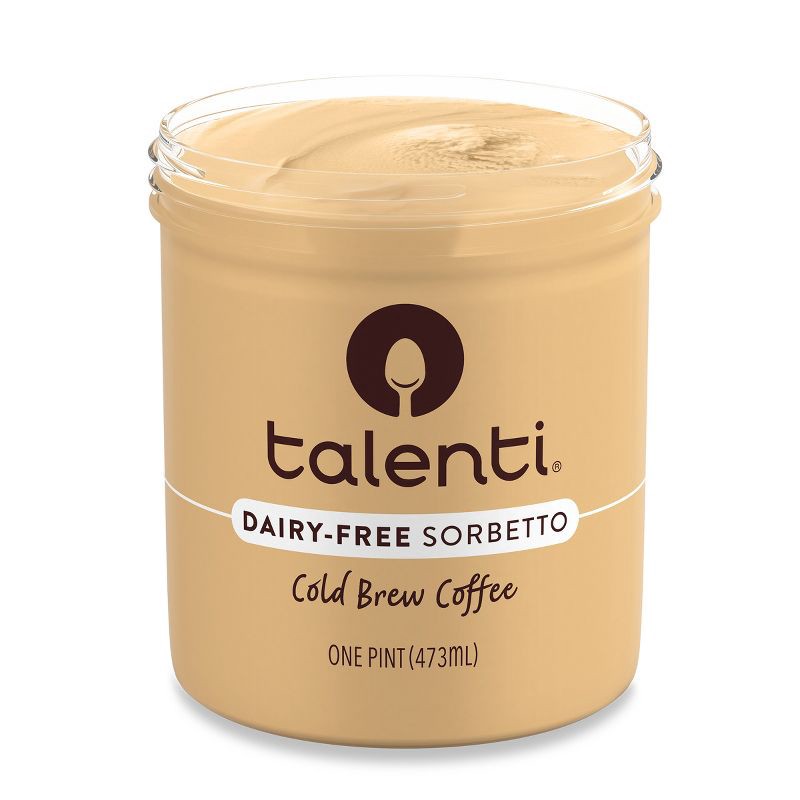 slide 5 of 8, Talenti Cold Brew Coffee Dairy Free Frozen Sorbetto - 1pt, 1 pint